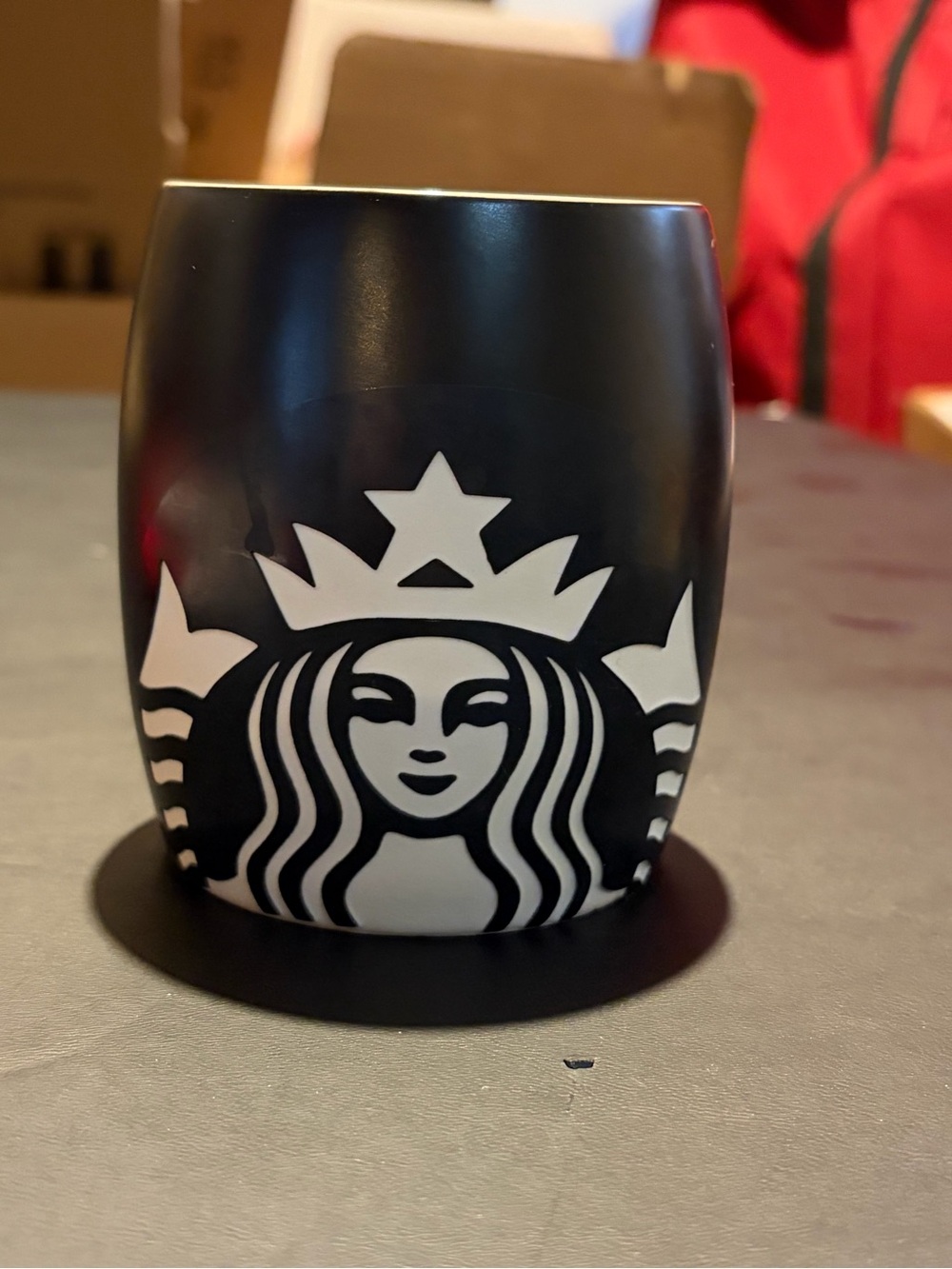 2011 Starbucks sculpted Logo Mug